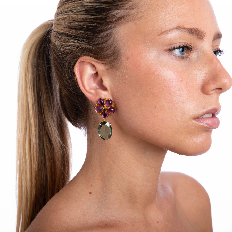 Violet Earrings