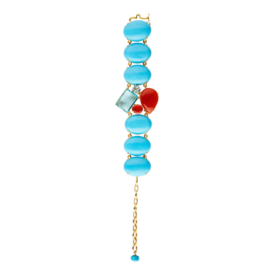 Amethyst & Blue Quartz Bracelet (more colors)