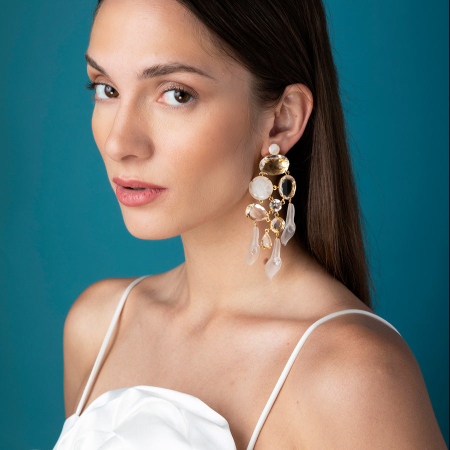 Roselle Earrings