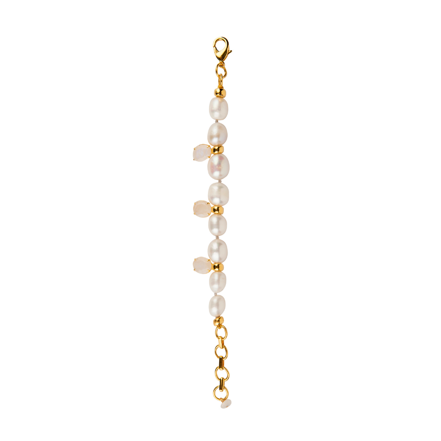 Pearls & Moonstone Bracelet