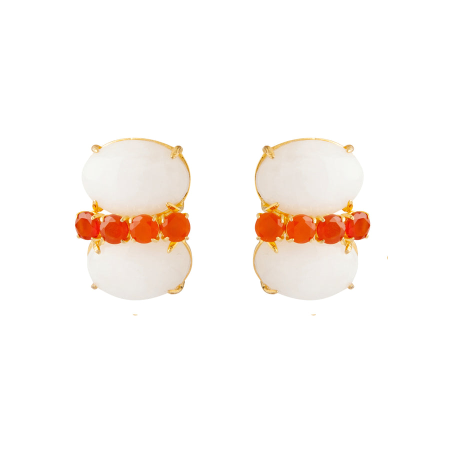 Double Stone Studs (more colors)