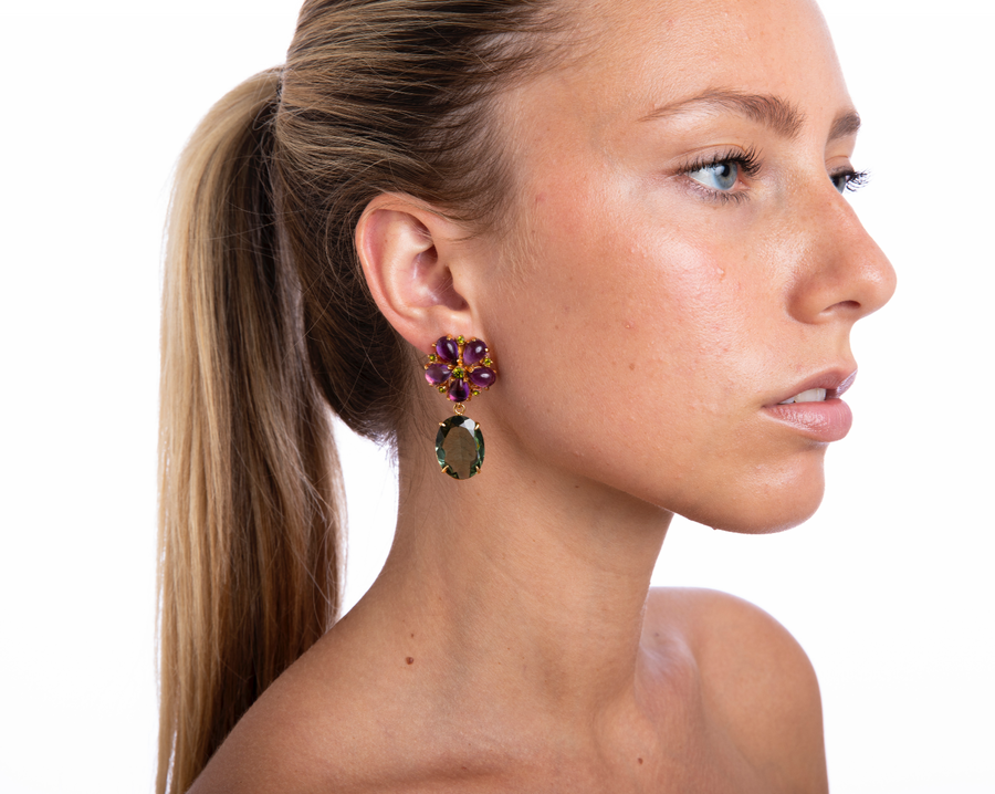 Violet Earrings
