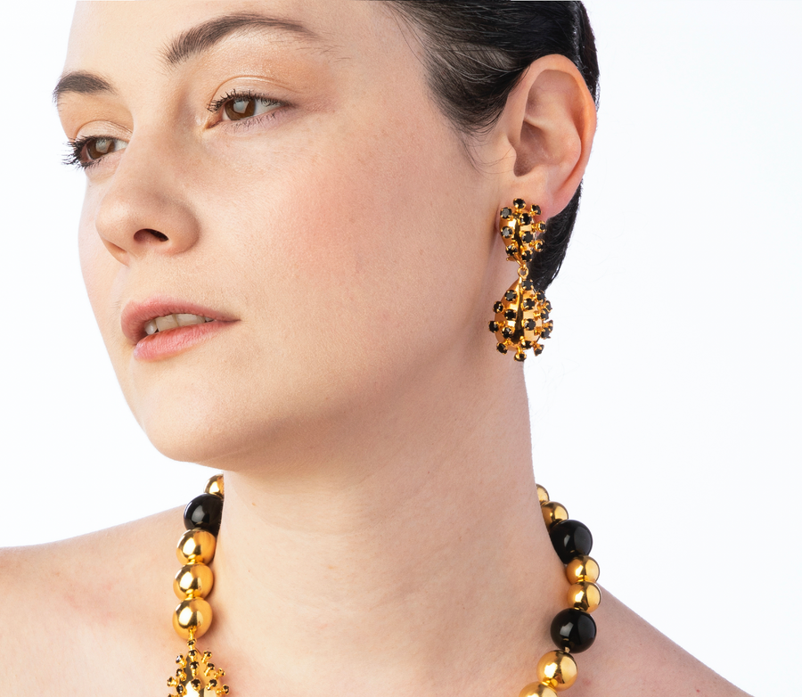 Black Onyx Earrings