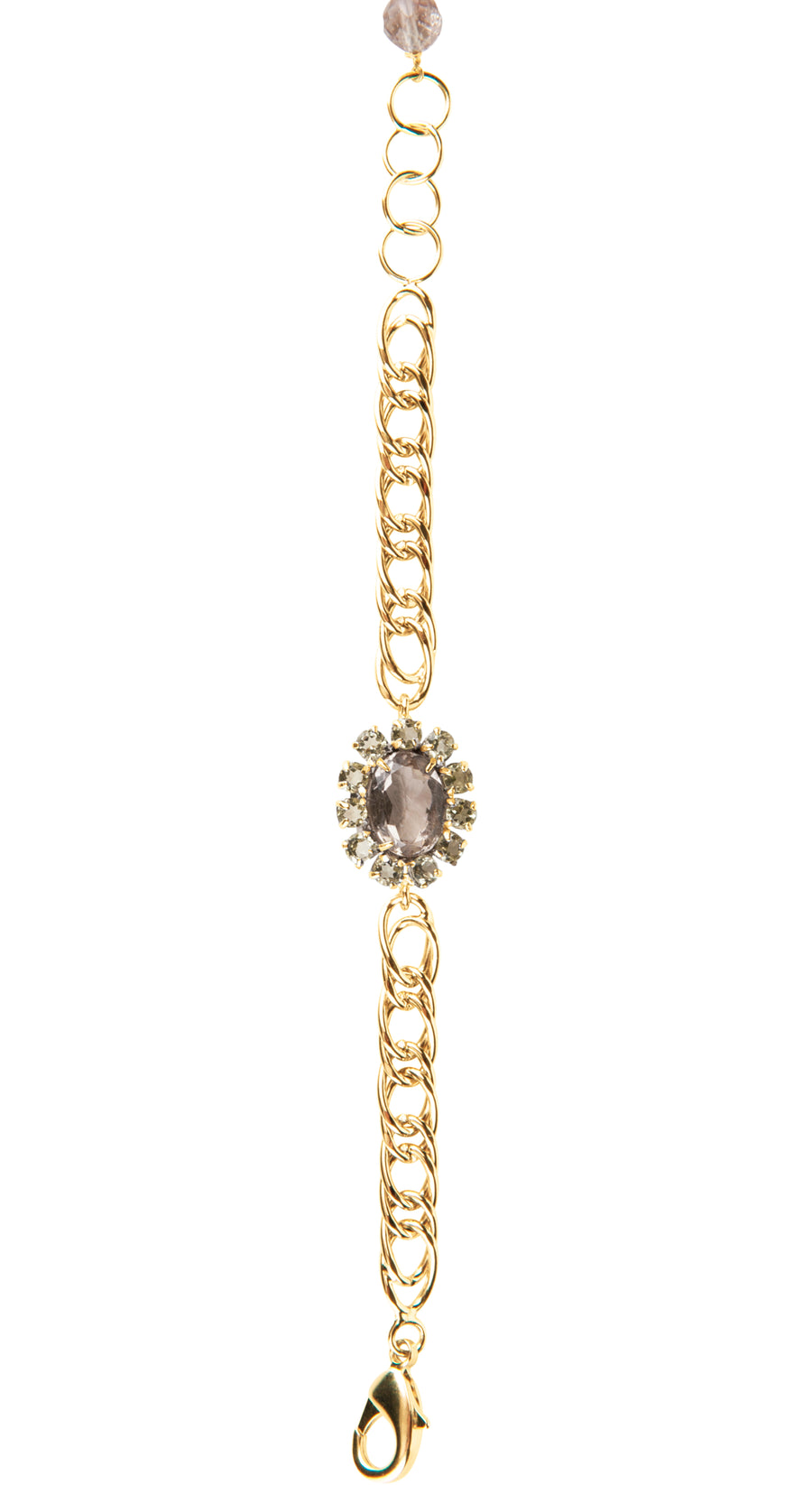 Rutilated Quartz & Lemon Quartz Bracelet