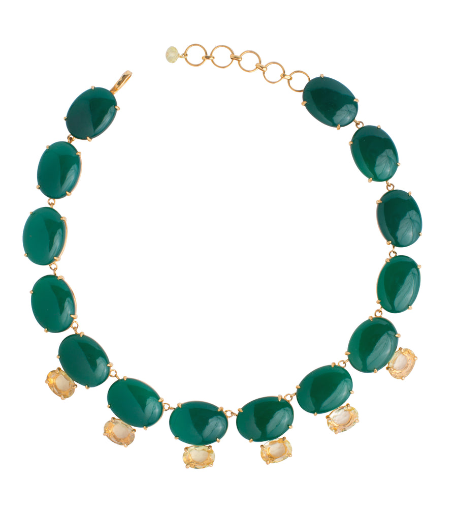 Oval Statement Necklace