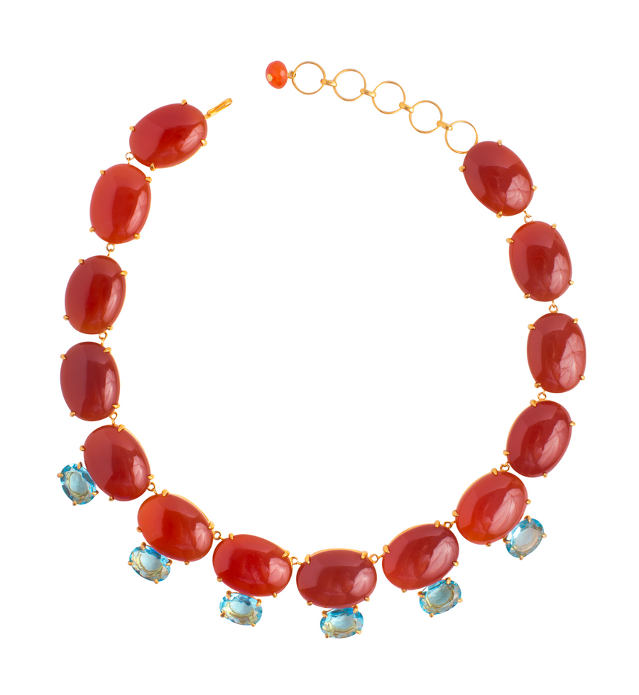 Oval Statement Necklace