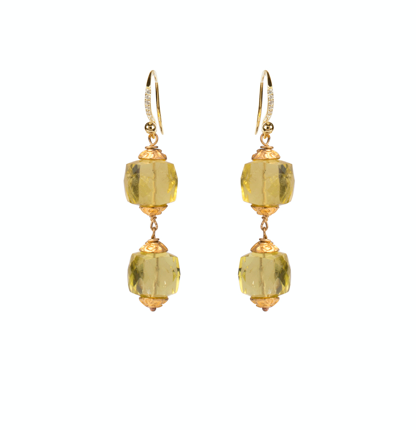 Lemon Quartz Fish Hook
