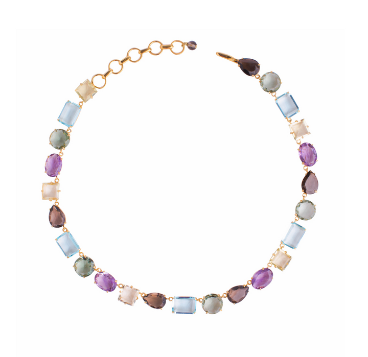 Riviere Multi Shape & Color Necklace