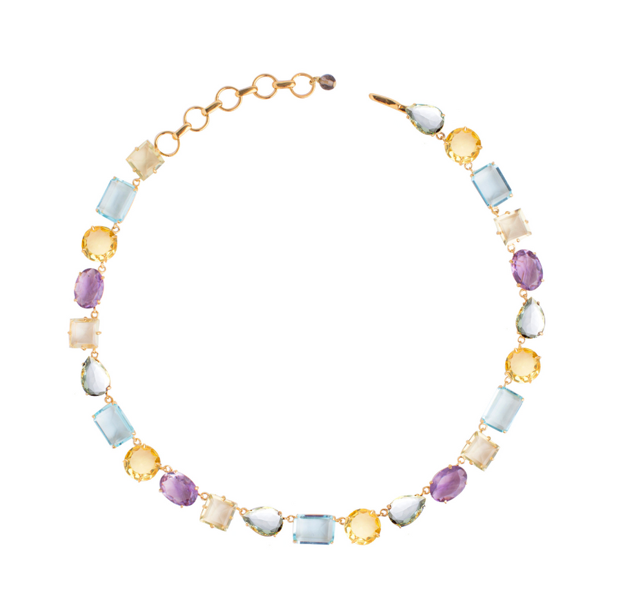 Riviere Multi Shape & Color Necklace
