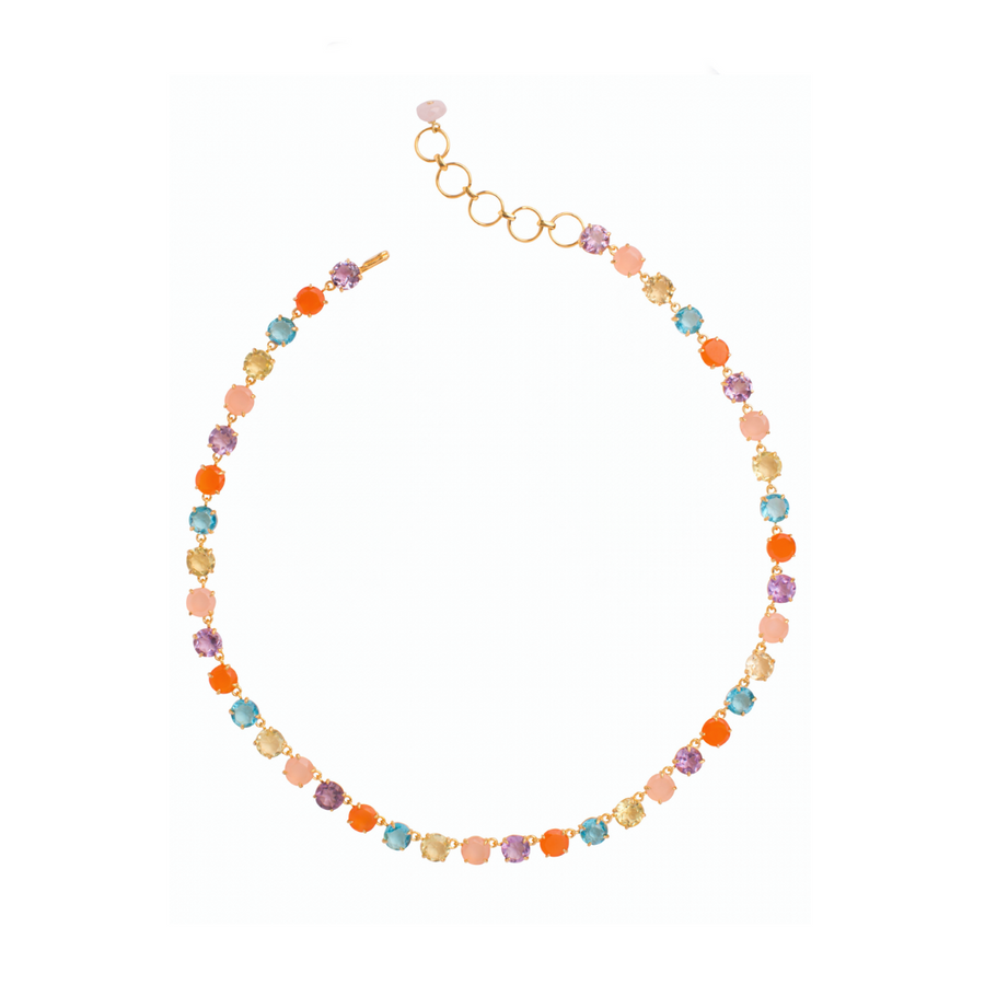 Multicolor Riviere Necklace