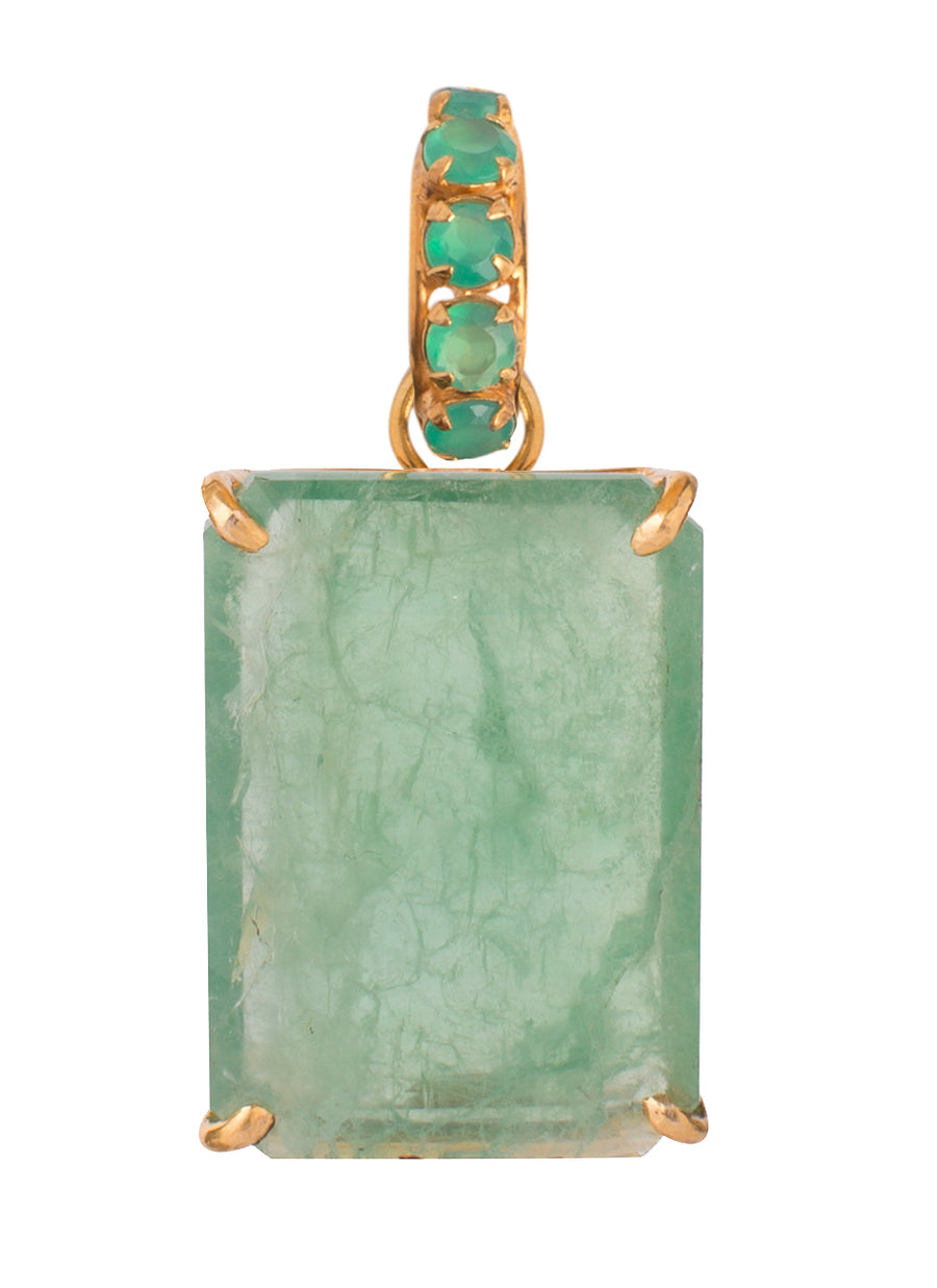 Emerald Cut detachable Pendants ( more colors)