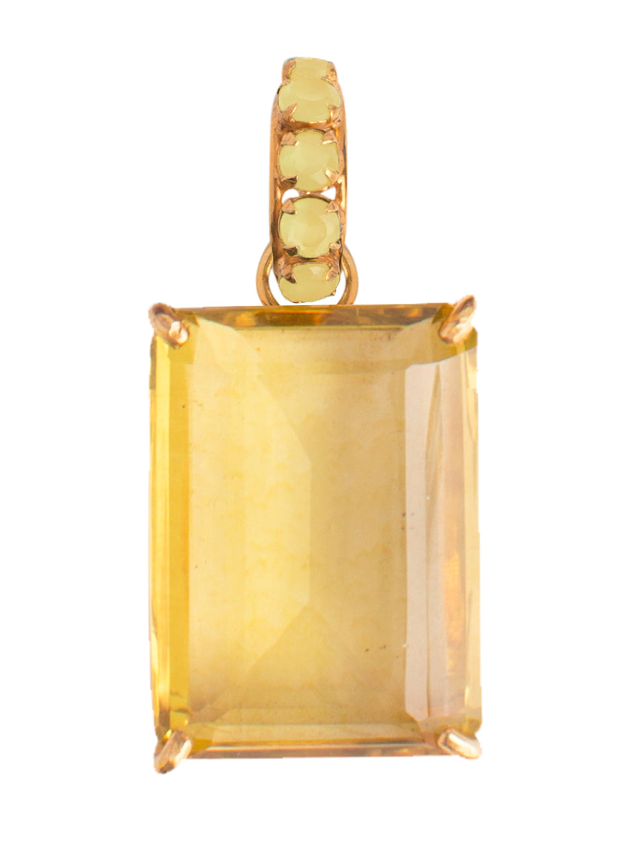Emerald Cut detachable Pendants ( more colors)