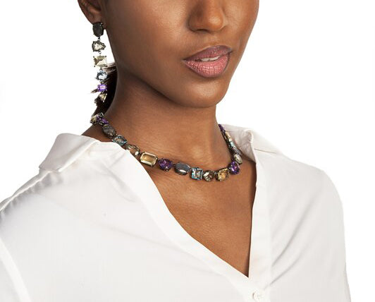 Multicolor Rivière Necklace